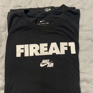 Black Nike tee